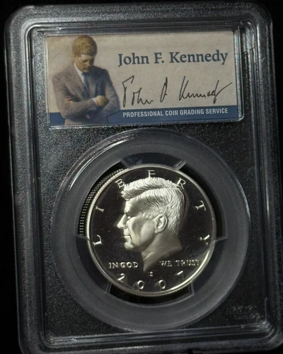 PCGS PR69DCAM - 2007 S Kennedy Silver 50C Proof Half Dollar Coin - 124