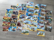 43 Lego Bau Anleitungen Konvolut – Star Wars, City, Creator, Ninjago, Chima uvm