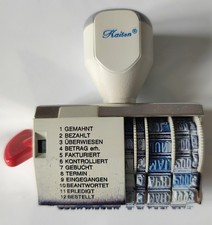 Kaisen stempel daty księgowość 12 terminów 1993-2005