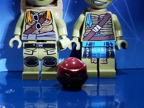 Lego TMNT Minifigure Lot Teenage Mutant Ninja Turtles Michelangelo Leonardo 