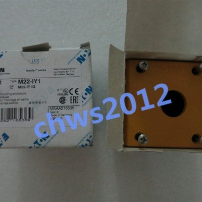 1 PCS NEW     Empty button box M22-IY1 for emergency stop switch #wd