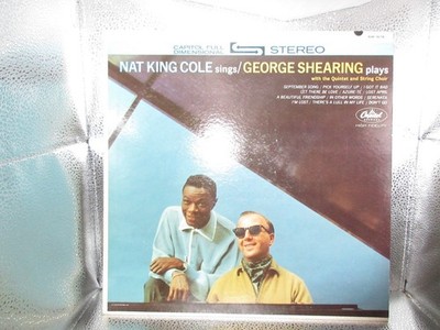 Nat King Cole Sings George Shearing Plays SW-1675 Capitol LP Vinyl