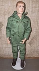 Vintage 1964 HASBRO GI JOE 12" Figure w/Brown Hair and Face Scar