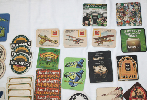 100+ LOT Vintage/New Beer Bar Restaurant Advertising Cardboard Drink Coasters-3 - Picture 3 of 18