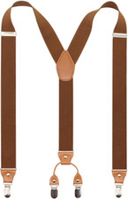 Tirantes El Sticos Anchos Con 4 Clips Met Licos Y-Back Para Hombre, Perfectos Pa