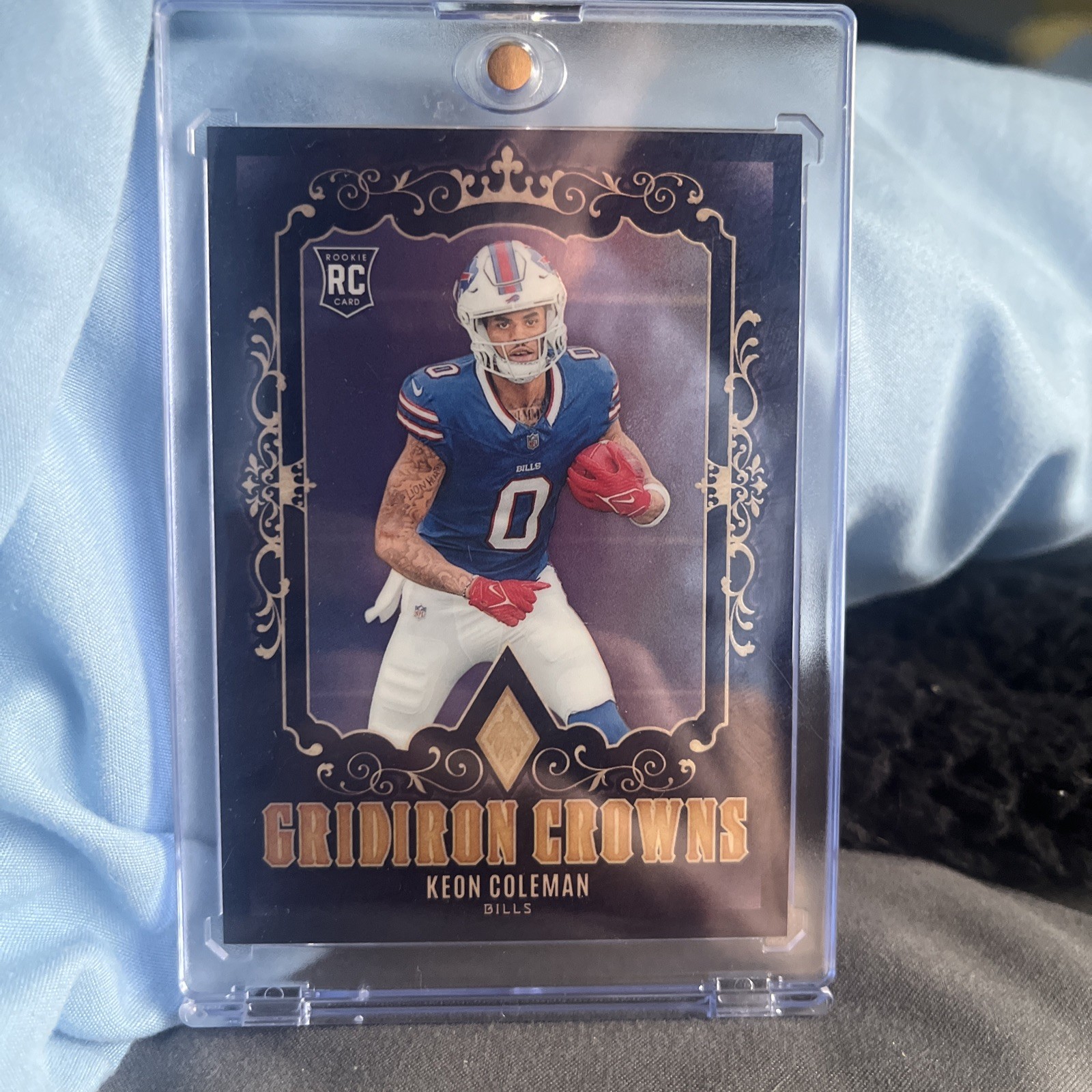 2024 Panini Phoenix -gridiron Crowns Keon Coleman #CON-KCN (RC)