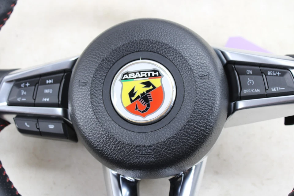 Conjunto de volante Fiat 124 Spider Abarth 2017-2018 OEM MZ22 Foto 4 de 4