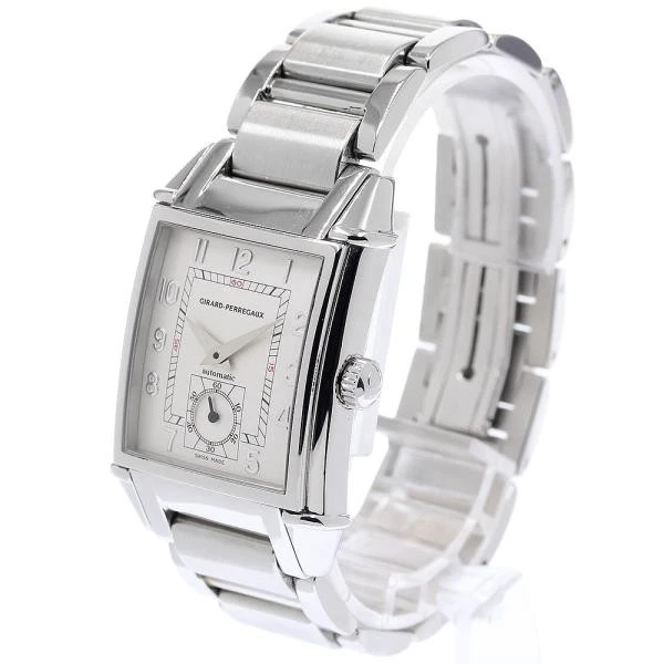 Girard Perregaux — Girard-Perregaux 2593 28mm SS Silver Dial Automatic Small Seconds Watch #C15876