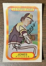 RANDY JONES 1977 KELLOGG’S BASEBALL CARD NM # 17 SAN DIEGO PADRES