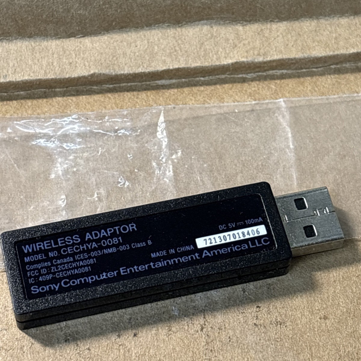 Genuine Sony Wireless Adaptor CECHYA-0081 USB Adapter Dongle for