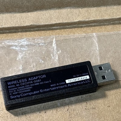 Genuine Sony Wireless Adaptor CECHYA-0081 USB Adapter Dongle for