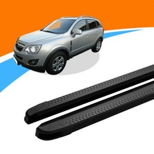 Trittbretter passend für Opel Antara ab Baujahr 2006-2015 MAJA Schwarz