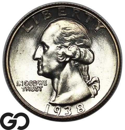 1938 Washington Quarter, Premium Quality Superb Gem BU++ Blazer!