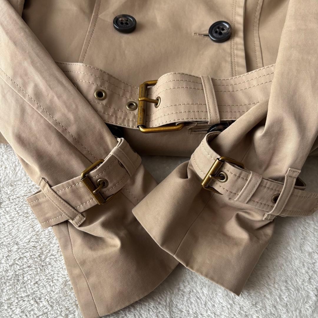 Vintage Burberry Blue Label Trench Coat Beige Mid US XS Japan thumbnail 20