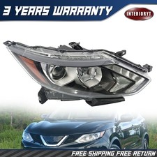 For 2017 2018 2019 Nissan Rogue Sport Halogen w/ LED DRL Headlights Assembly RH