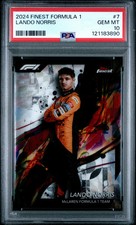 2024 Topps Finest Formula 1 Lando Norris #7 PSA 10