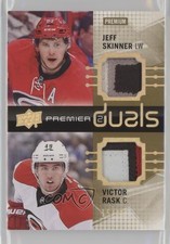 2016 Upper Deck Premier Duals Premium 15/15 Jeff Skinner Victor Rask #PD2-SR 2nk