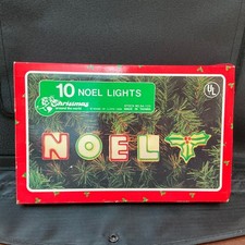 House of Lloyd NOS Noel Lights Christmas Around The World Vintage Holiday Decor
