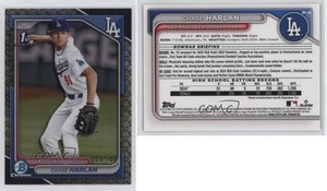 2024 Bowman Draft Chrome Steel Metal Refractor /100 Chase Harlan #BDC-96
