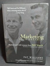 SIGNED by Pat Williams Marketing Your Dreams : Business Lessons from Bill Veeck