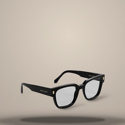 Louis Vuitton Anti-Light-Brille blau eckig Escape 157105477
