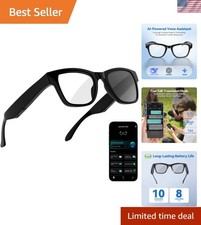 AI Smart Glasses with ChatGPT Bluetooth, Real-Time Translation, Music Han...
