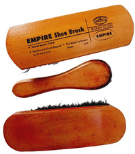 Lot Vintage Wood Empire Shoe Brush Good Housekeeping Wood Polishing rustic decor