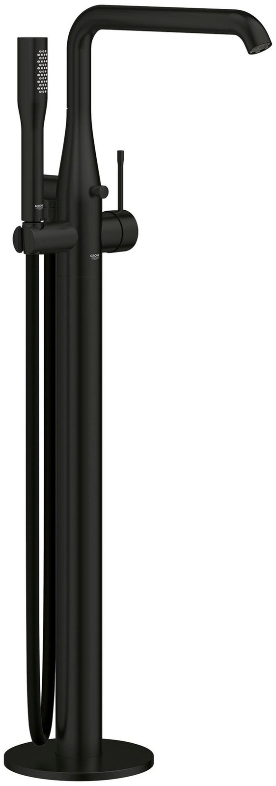 Grohe 23 491 A Essence Floor Mounted Tub Filler - Black