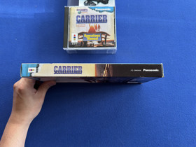 Carrier Fortress at Sea Panasonic 3DO Complete CIB Long Box Disc Manual Insert
