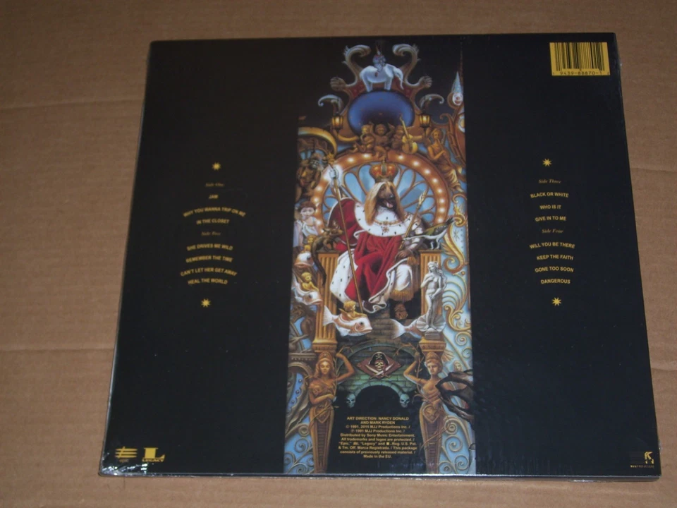 MICHAEL JACKSON - DANGEROUS - EPIC 88875120931 SILVER WALMART 2x SEALED - Image 2 of 2