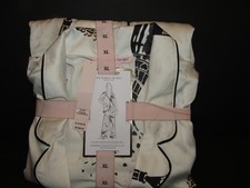 Victoria s Secret GLAZED SATIN Set of 2 PIECE Long Pajama Set SIZE EXTRA LARGE