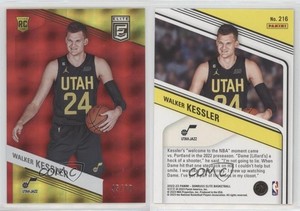 2022-23 Donruss Elite Rookies Asia Hyper Red /88 Walker Kessler #216 Rookie RC