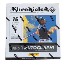2021 Panini Chronicles Baseball Mega Box 15 Packs