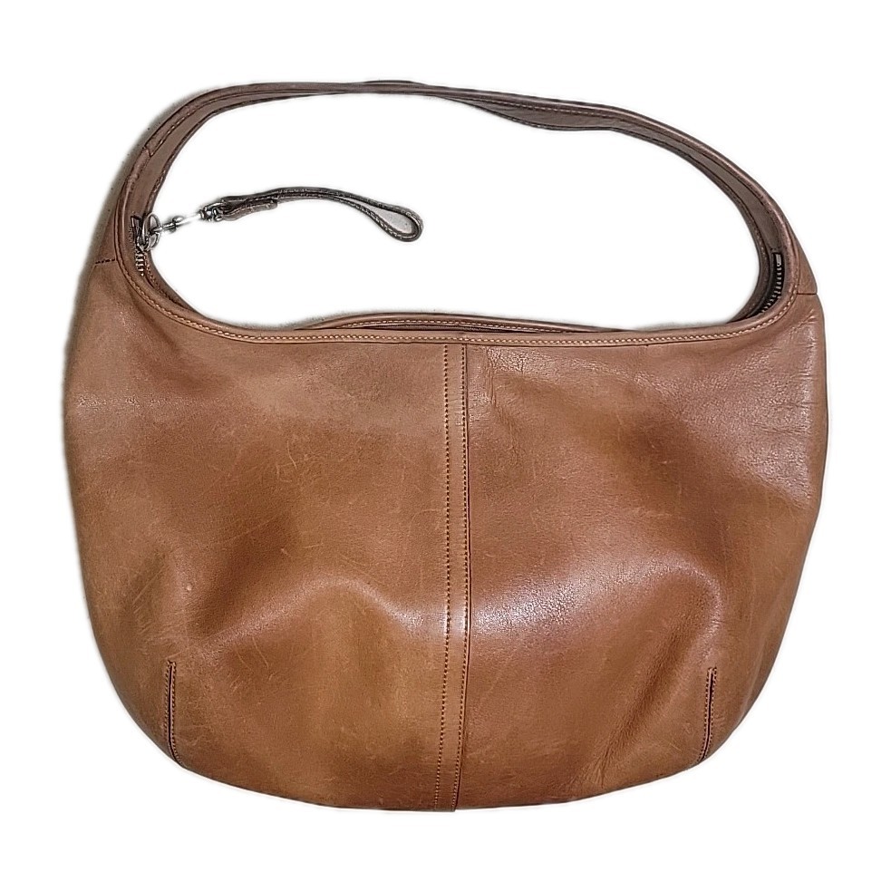 Rare Y2K Vintage Coach 9227 Tan Leather Ergo Hobo Shoulder Bag