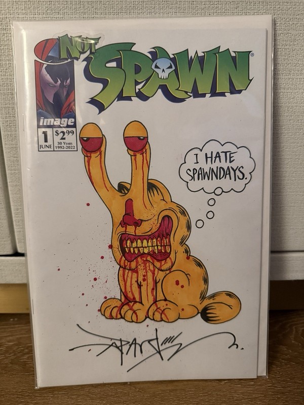 SDCC 2026 Exclusive Alex Pardee Bizarrefield Not Spawn Spawndays Comic Sketch /1