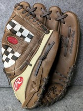 Rawlings C125FP 12.5  Baseball Glove Right Hand Throw All Leather Brown
