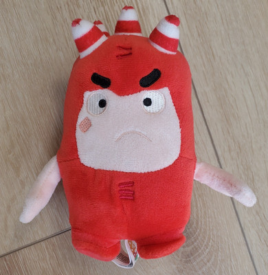 Oddbods Fuse Red Pout Mouth Mad Moonbug Plush 7'' Funny Cute Silly Toy Mood Vibe