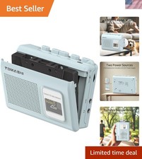Portable Cassette Player Tape Recorder with Built-in Speaker,Microphone,Headphon