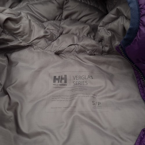 Helly Hansen Down 700 Jacket Women Packable Purple Hooded Qo4 Size S - Picture 4 of 9