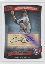 2010 Topps Peak Performance Glen Perkins #PPA-GP Auto 9bp