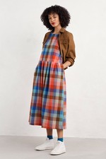 Seasalt Women's Regular Brouse Dress Garden Painting Multi