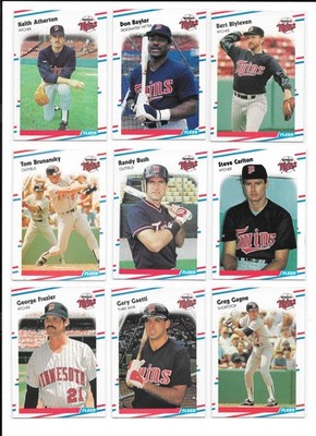 1988 Fleer Baseball Trading Cards / You Choose #s 1 - 200 / mb52