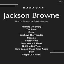 Karaoke CD G Backstage 6817 Jackson Brown Favorites NEW
