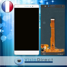 Vitre Tactile + Ecran LCD sur chassis pour Huawei Mate S blanc