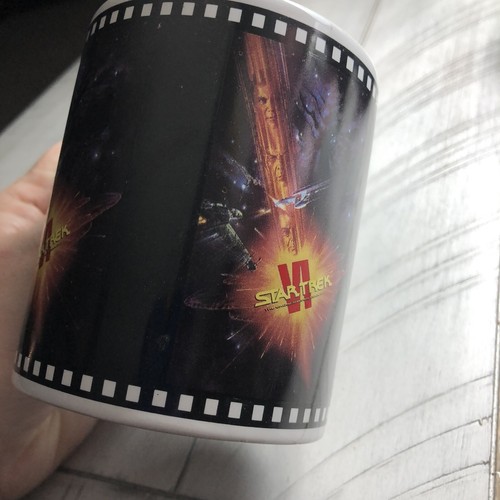 Star Trek VI Movie Coffee Mug Collectible Cup Film Strip 1993 bin 14 - Picture 2 of 2