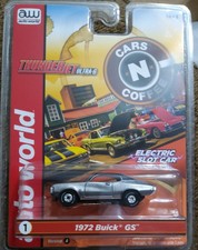 New Rel 2 Auto World Silver 1972 Buick GS HO Thunderjet Slot Car Run on Tomy AFX