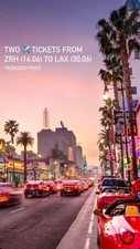 Flugticket nach Los Angeles von Zürich 16.06.23 - 30.06.23 (2 Stück) 