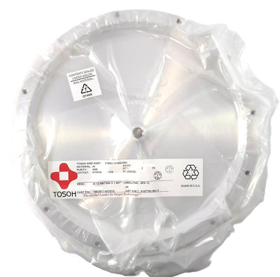 Tosoh 3168J-13-000-550 200mm AI Aluminum Target TI 4N5 Copper Cu New