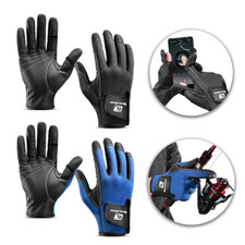 2 Finger Flip Fingerless Gloves Non-slip Waterproof Warm for Outdoor Fishing
