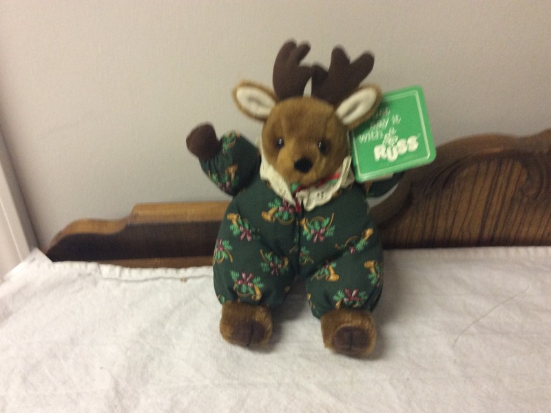 Vintage From Russ Berrie & Co. Rudy The Reindeer Hard To Find
